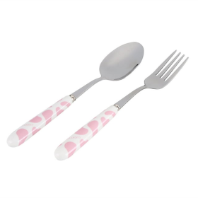 FAGINEY 2 PCS Stainless Steel Knife Fork Spoon Kitchen Flatware Tableware with Box Children Set, Stainless Steel Tableware, Kitchen Flatware Tableware